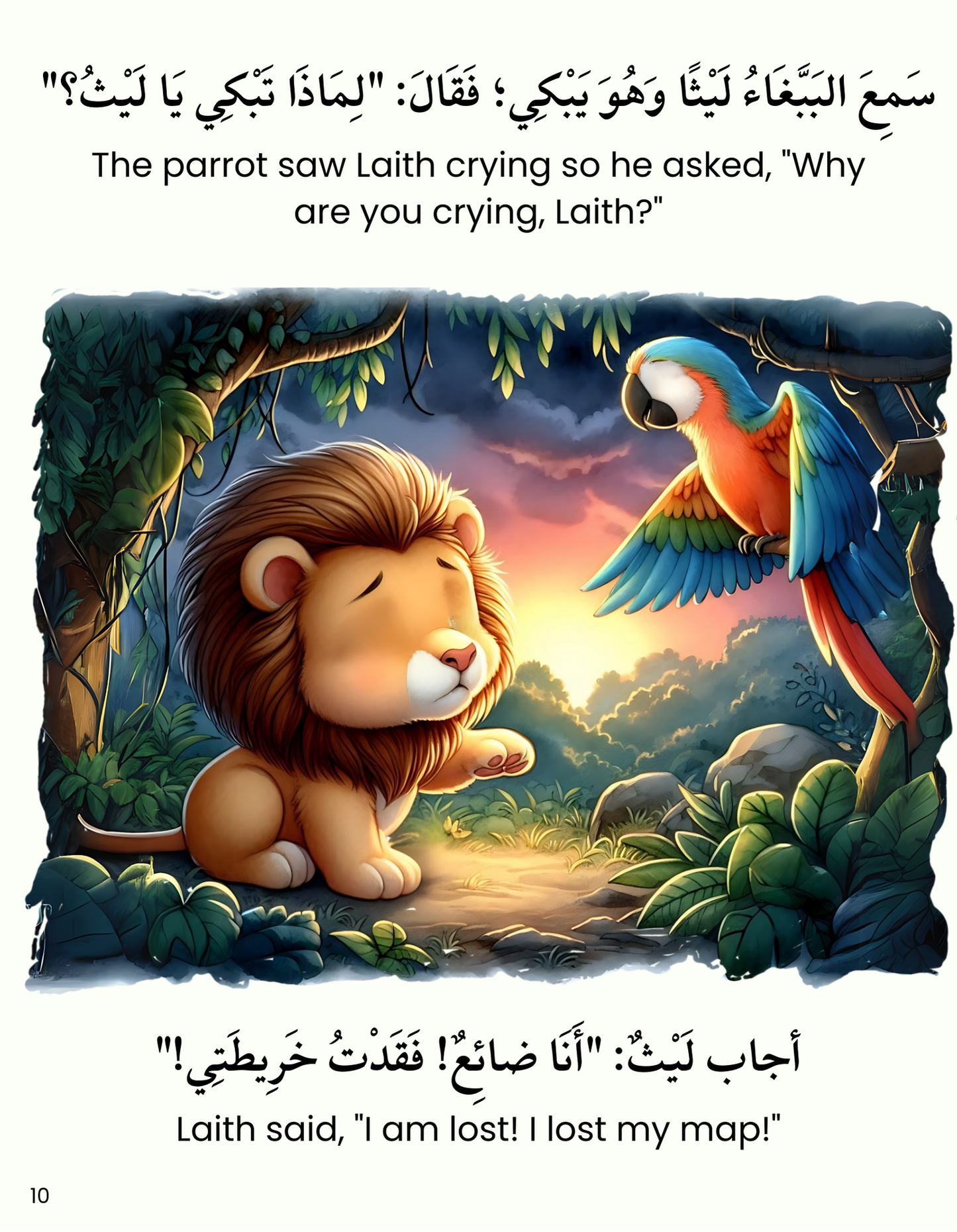 I am alone | bilingual book | Arabic and English