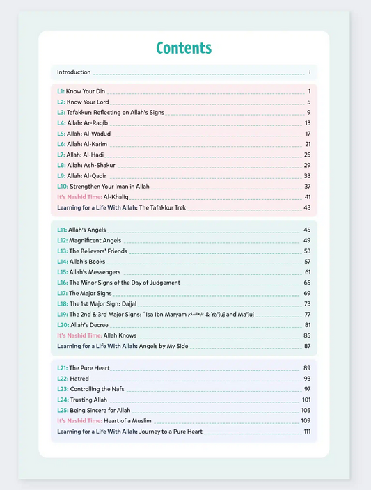 Iman & Tazkiyah Level 4 educational resource for young Muslims