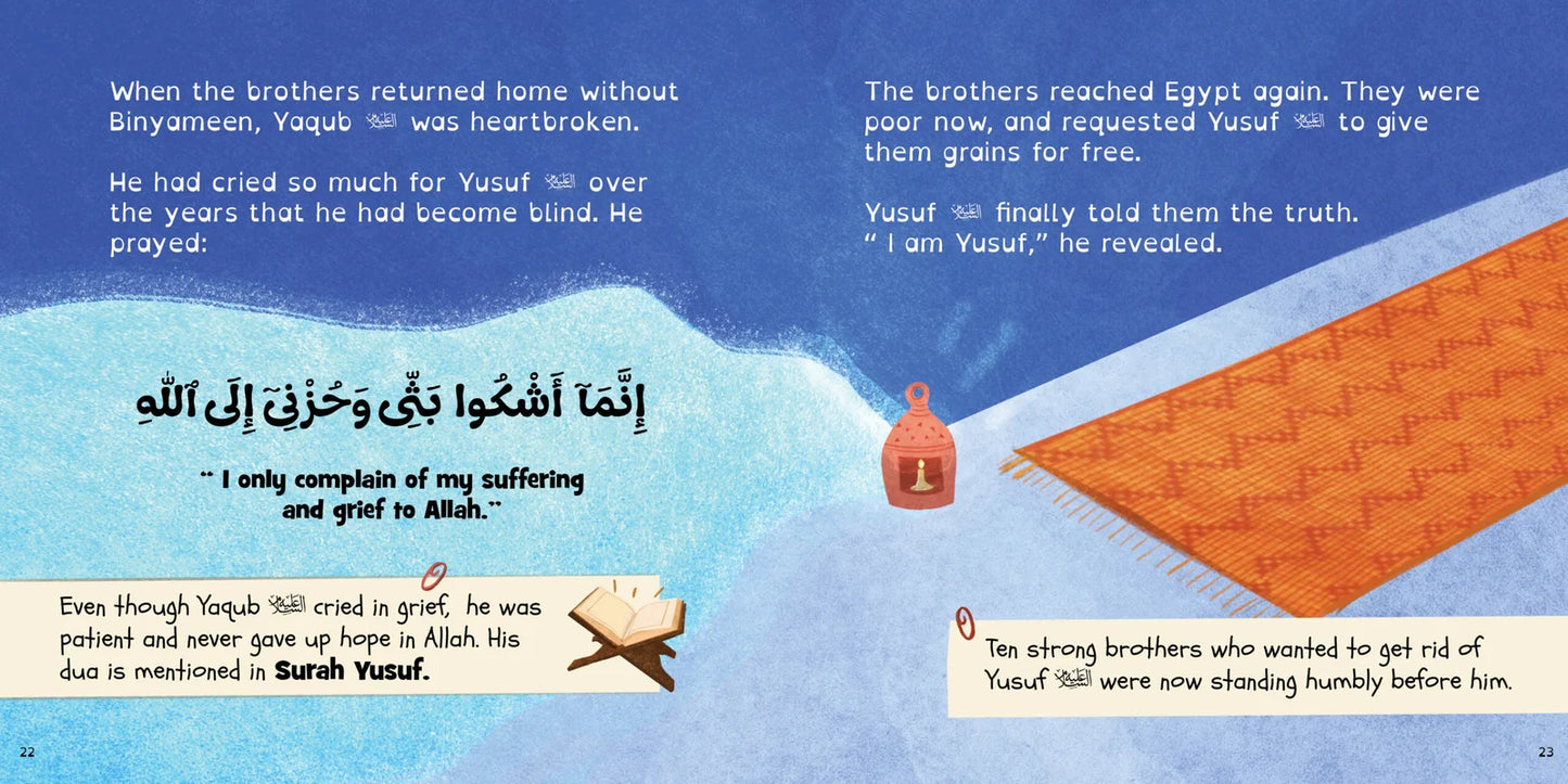 Prophet Yusuf AS children's learning book