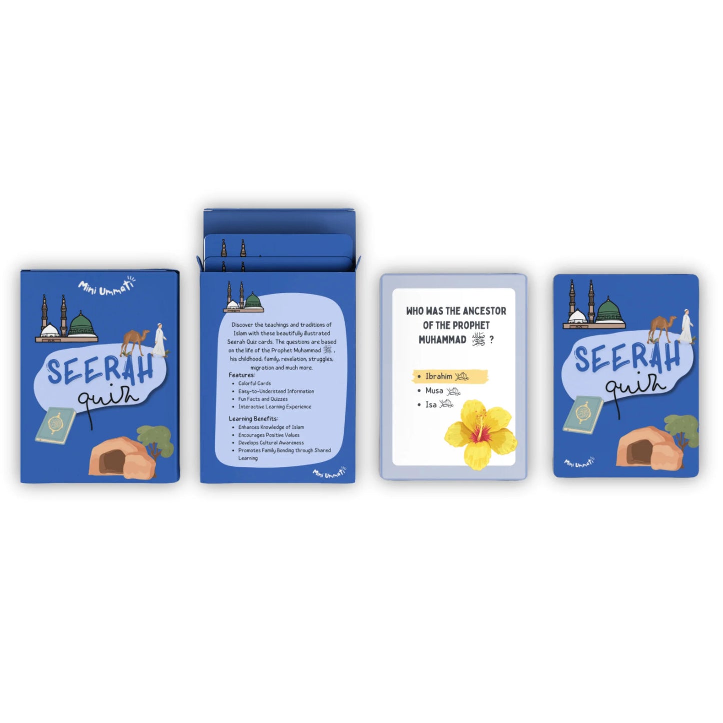Quiz Bundle: Seerah, Hadith, Sahabah & Sahabiyat Quiz Cards