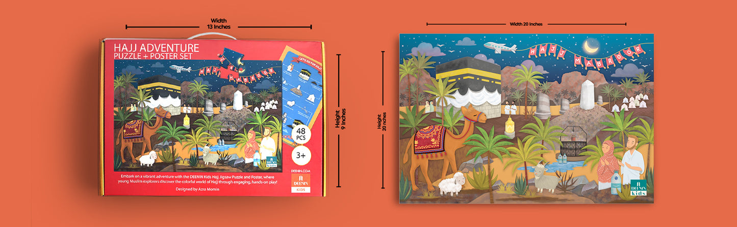 Hajj Adventure Puzzle and Poster Set