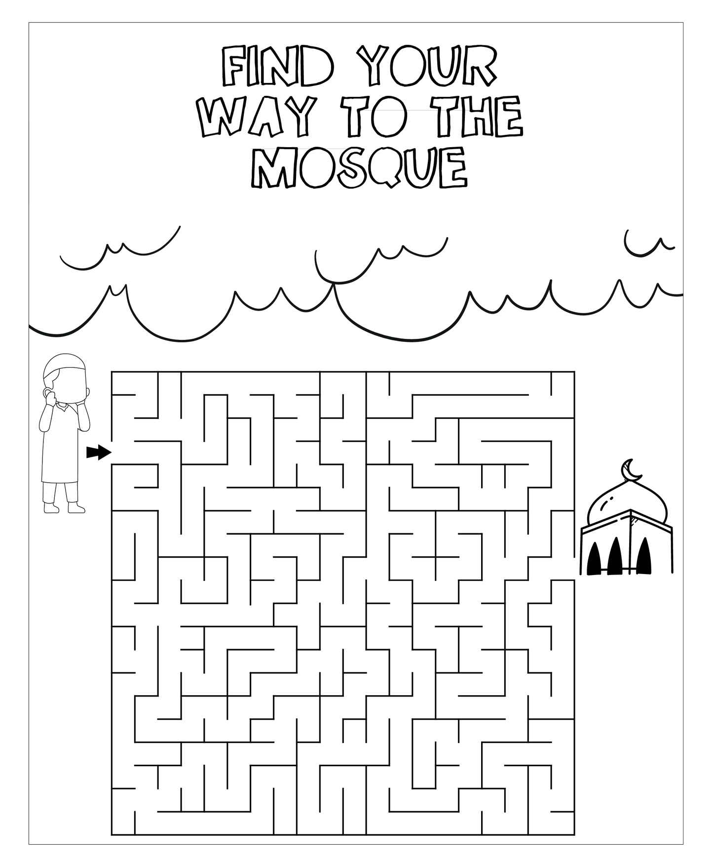 One to Ten of Islam - A Unique Coloring Book