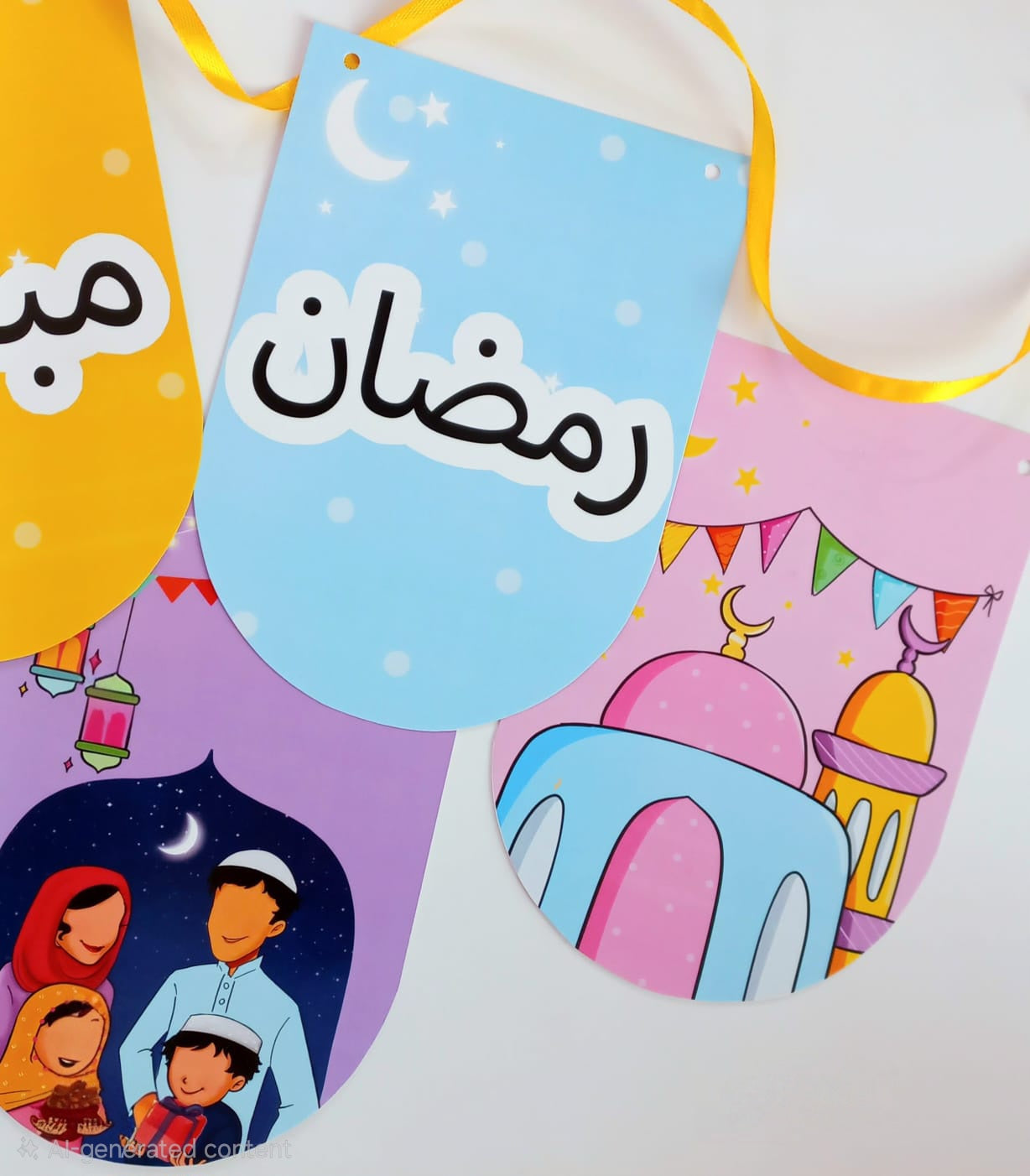 Ramadan Mubarak bunting banner