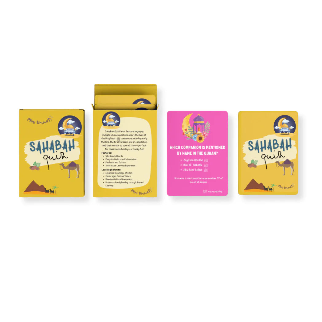 Quiz Bundle: Seerah, Hadith, Sahabah & Sahabiyat Quiz Cards