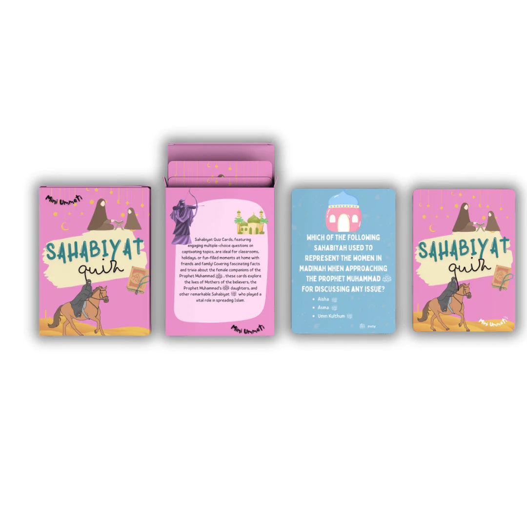 Quiz Bundle: Seerah, Hadith, Sahabah & Sahabiyat Quiz Cards