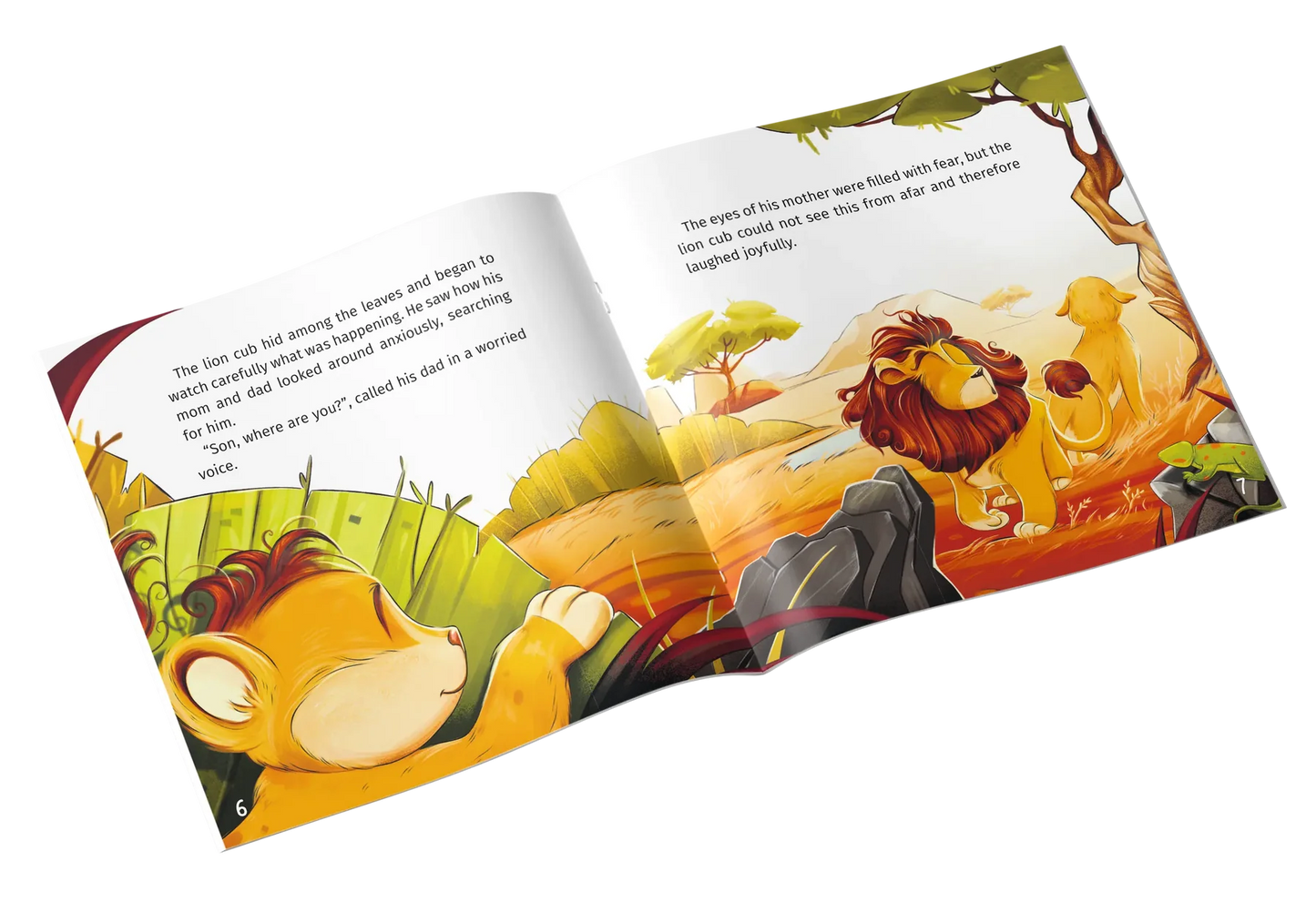 Inside pages of Little Lion Islamic story about mistakes forgiveness and repentance