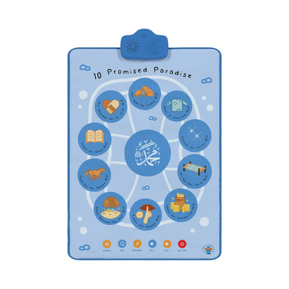 10 Promised Paradise interactive Islamic wall art and audio mat for children
