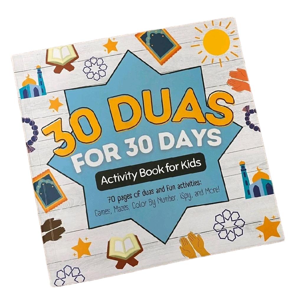 30 Duas for 30 Days Activity Book for Kids