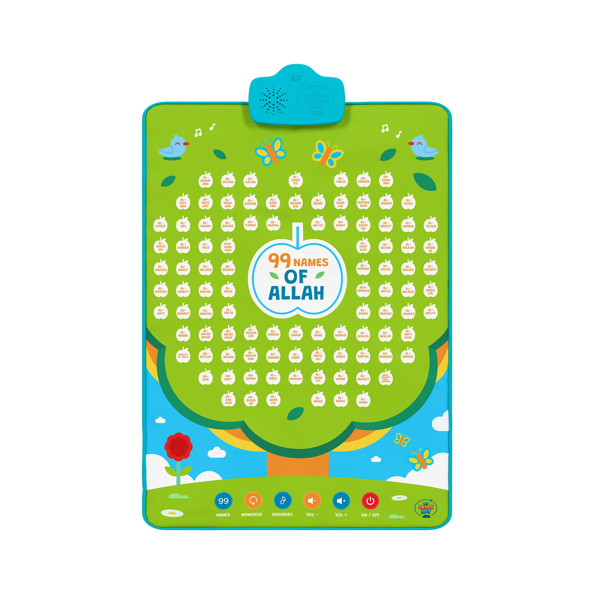 99 Names of Allah interactive Islamic wall art for kids
