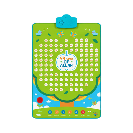 99 Names of Allah interactive Islamic wall art for kids