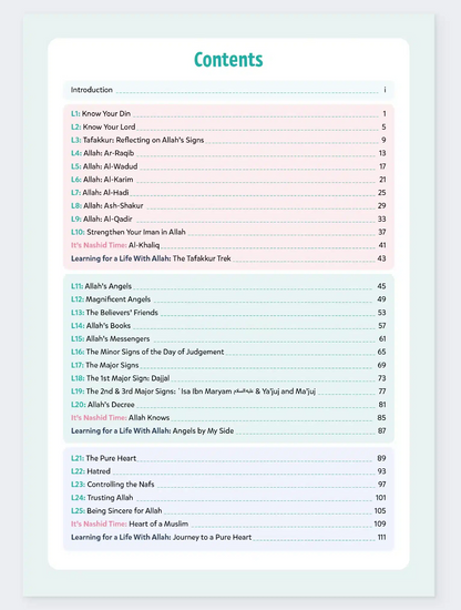Iman & Tazkiyah Level 4 educational resource for young Muslims