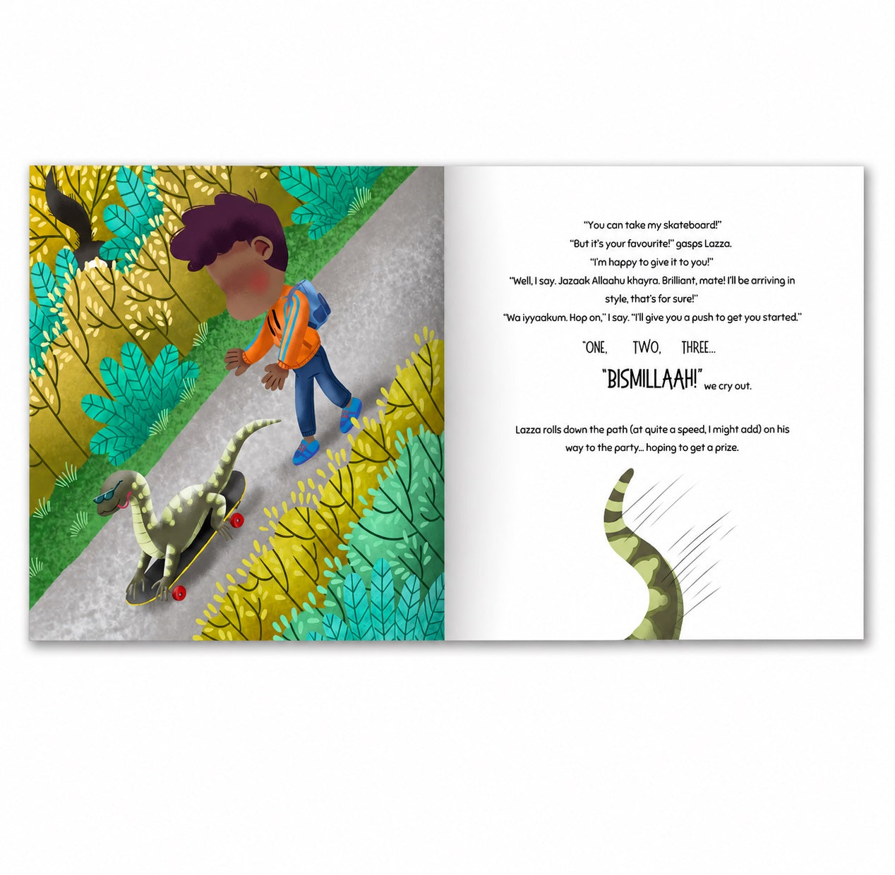 Muslim kids book about helping others and gratitude