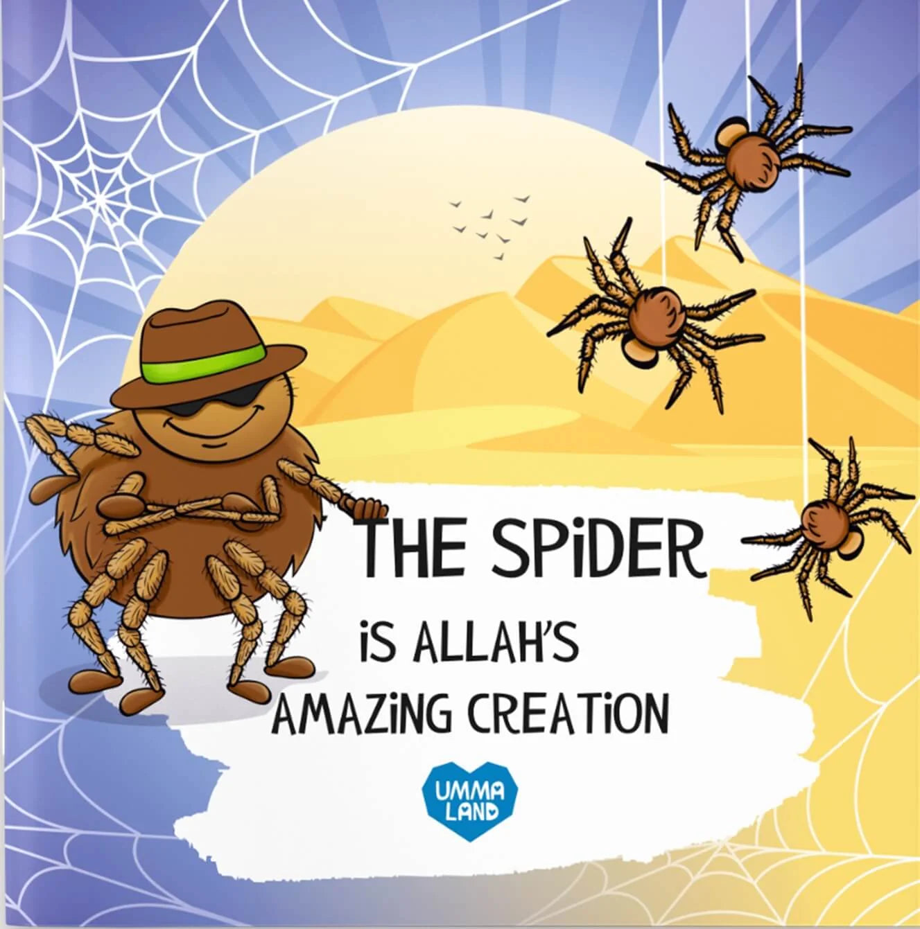 The Spider Is Allah’s Amazing Creation Islamic science book for children aged 6+