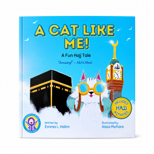 A Cat Like Me A Fun Hajj Tale children’s Islamic book cover
