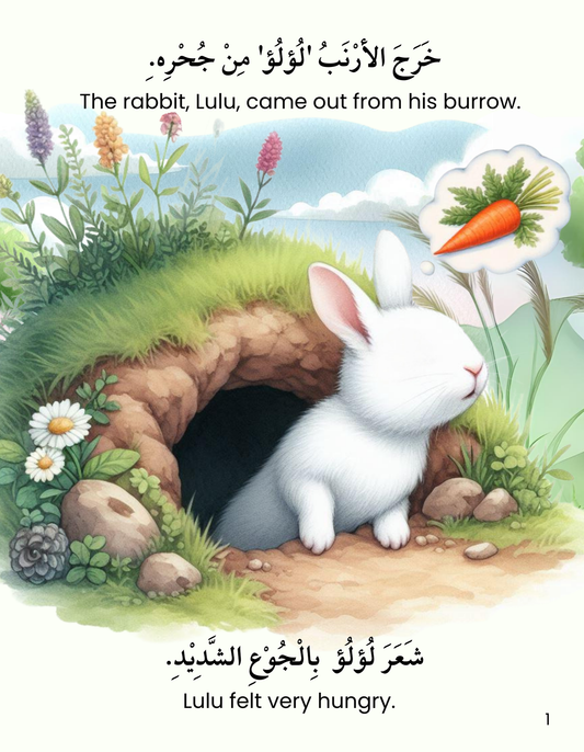 I am hungry - story book - Arabic and English