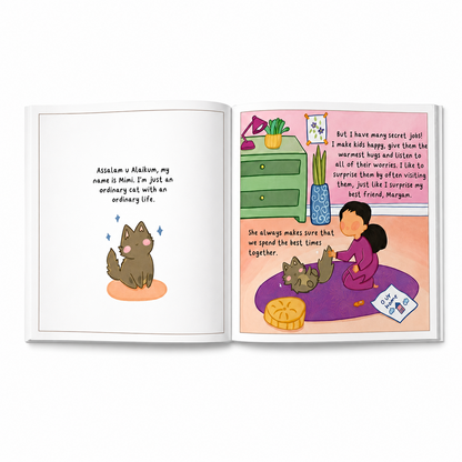 Faceless illustrations inside Maryam Mimi and the Lost Fun