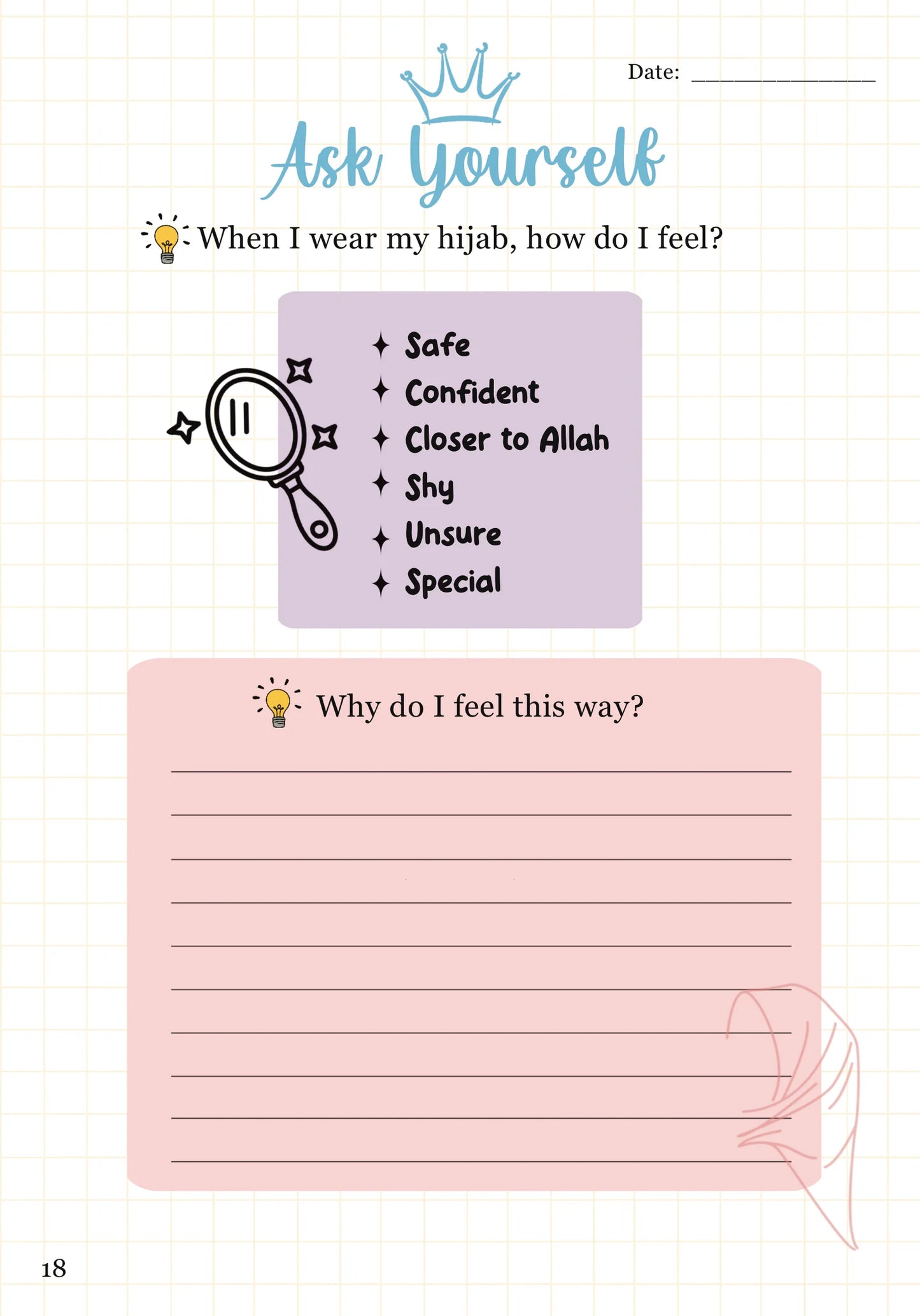 More Than a Scarf – A Hijab Journal | Islamic Book for Girls | Hijab Guide for Kids & Teens