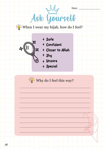 More Than a Scarf – A Hijab Journal | Islamic Book for Girls | Hijab Guide for Kids & Teens