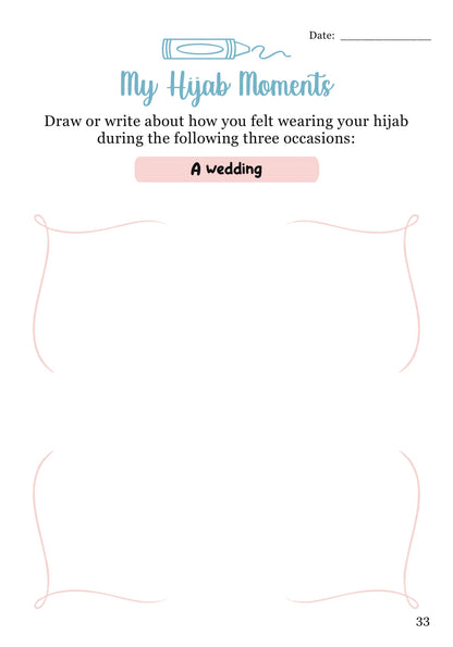 More Than a Scarf – A Hijab Journal | Islamic Book for Girls | Hijab Guide for Kids & Teens