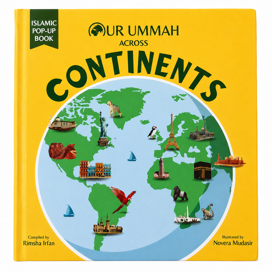 Our Ummah Across Continents Islamic pop-up book for kids cover