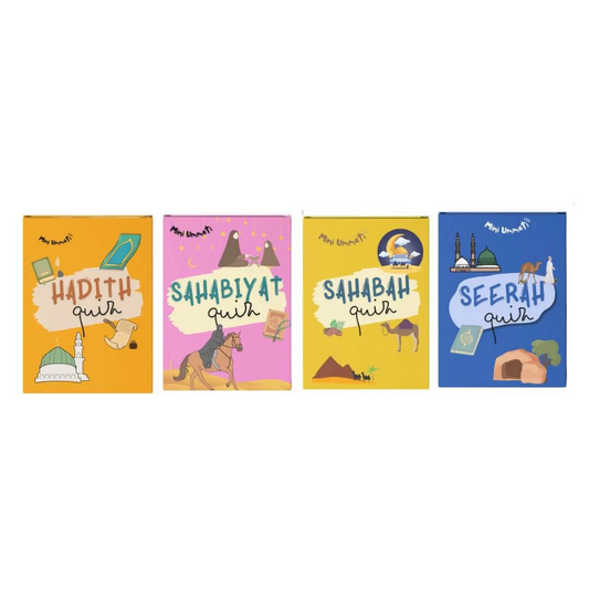Quiz Bundle: Seerah, Hadith, Sahabah & Sahabiyat Quiz Cards