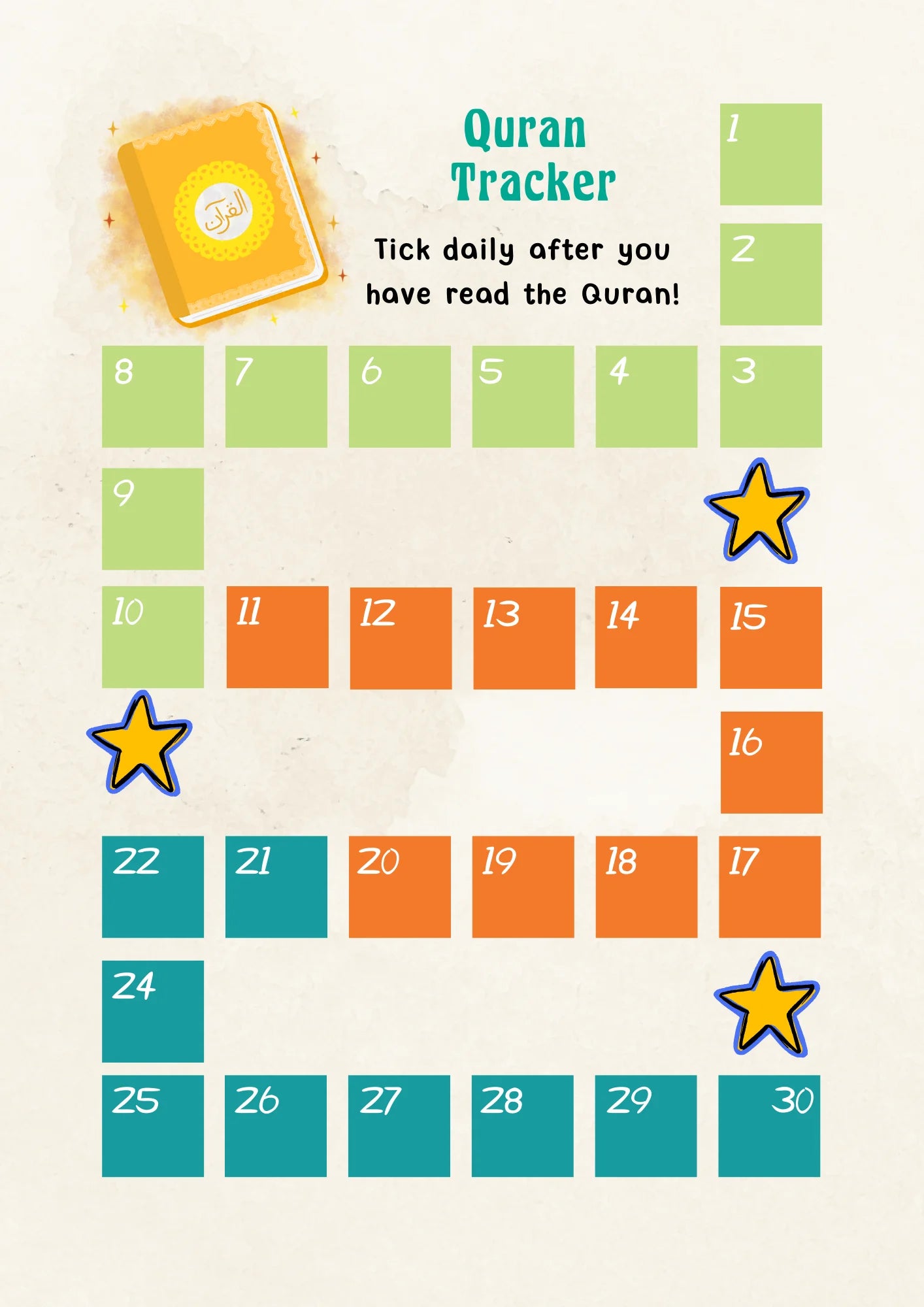 Ramadan Goal Planner for Children (Stories, Activities, Trackers, and More)