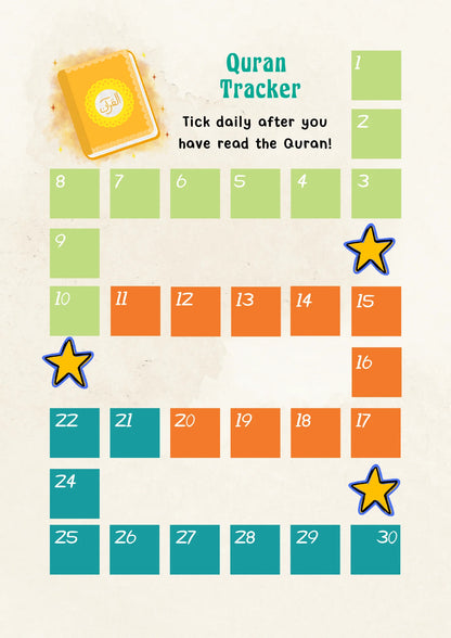 Ramadan Goal Planner for Children