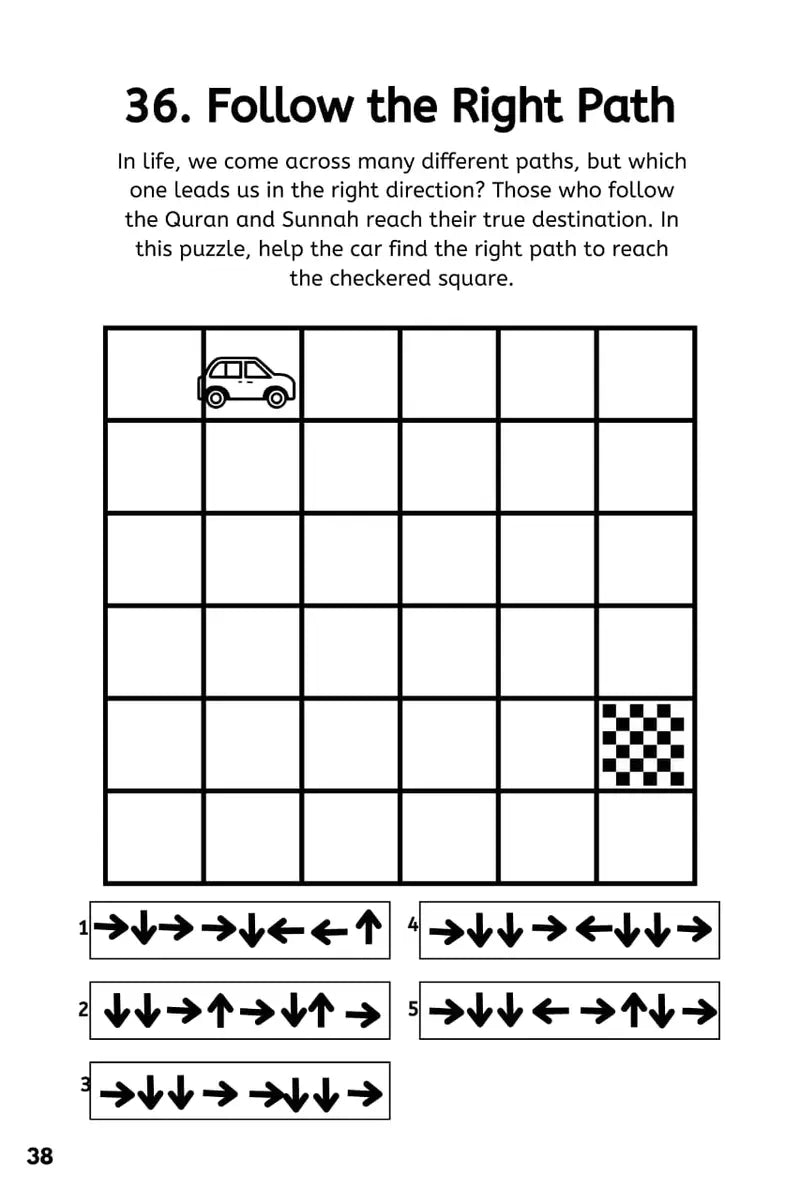 50 Awesome Islamic Puzzles book - Activity Book