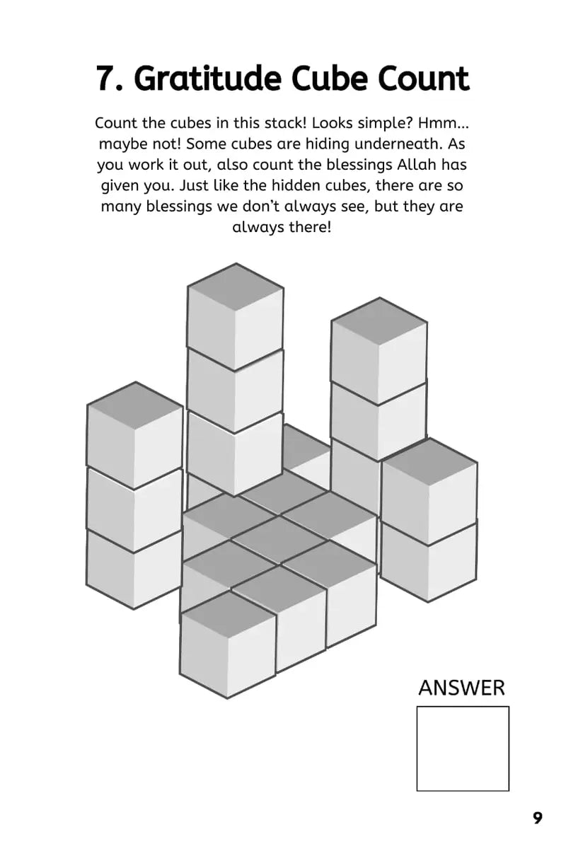 50 Awesome Islamic Puzzles book - Activity Book