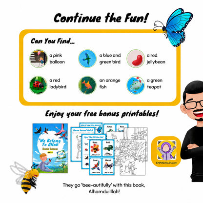 Muslim kids book about Allah
