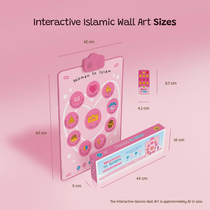 Women in Islam audio mat with remote control and box