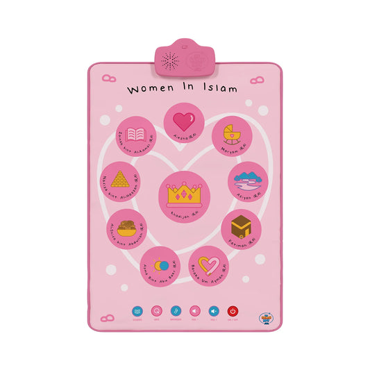 Women in Islam interactive wall art and audio learning mat